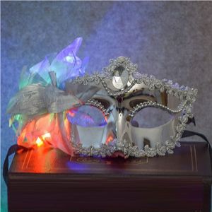 10 sztuk Wenecja Flash Kobiety Połowa Maska Dziewczyna Księżniczka Masquerade Ball Party Wedding Urodziny Boże Narodzenie Halloween Decor