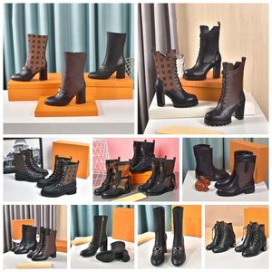 Classics Fashionable And Exquisite Womens Boots High Heels And Genuine Leather Outdoors fashion boots