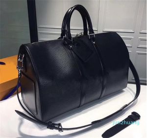 Designer- Women Duffle Bag 45CM Sliver Hardware Luggage Handbags Large Capacity Sports Tote bags