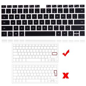 For Huawei MateBook 14/D14/D15/X 2021/X Pro 13.9/Honor MagicBook 14/15/Pro 16.1 Laptop Keyboard Cover Black Protecter Film Skin Covers