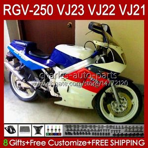 Corpo de OEM para Suzuki RVG250 250cc VJ 23 RGV250 SAPC VJ23 Cowling RGV-250CC 1997 1998 Bodywork 107HC.49 RGVT-250 RGVT RGV 250 CC Lustroso RED RGV-250 Painel 97 98 Kit de Feira