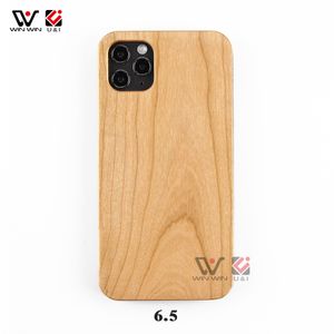 Eco-friendly Phone Cases For iPhone 6s 7 8 Plus 11 12 13 Pro X XR XS Max 2023 Fashion Cherry Wood TPU Blank Back Cover Shell TOP-Selling