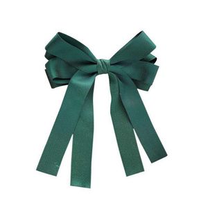 Vintage Barrettes Big Bow Hairs Clip For Women Girls Wedding Long Ribbon Korean Hairpins Barrette Hair Accessories