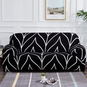 Elastic Sofa Slipcovers Modern Cover for Living Room Sectional Corner L-shape Chair Protector Couch 1 2 3 4 Seater 220315