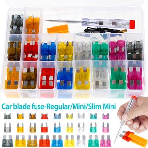 Wholesale 2a fuse resale online - 306pcs Car Fuse Blades A A A A A A A A A Auto Blade Fuses Holder Assorted Replacement Kit With Fuse Extractor