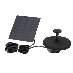 Solar Fountain Water Pump for Bird Bath Panel Kit Small Pond Garden Pumping Eqiupment