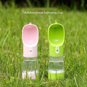 Pet Water Bottle Portable Food Outdoor Doggy Feeders Travel Drinker Dog Bowl