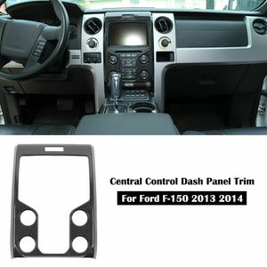 Carbon Fiber Black Multimedia Center Control Panel Trim Für Ford F150 Raptor 2009-2014 ABS