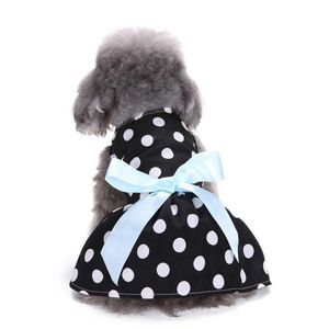 Vestido borboleta-knot lace roupas gato filhote de cachorro princesa cão de casamento traje pet acessórios verão