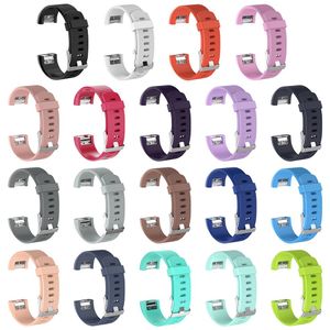 Bracciale da polso per cinturino in silicone morbido di ricambio per cinturino per orologio per accessori intelligenti Fitbit Charge 2