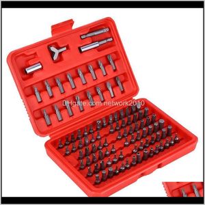 Parts Home & Garden Drop Delivery 2021 100Pcs Screwdriver Security Bit Set Chrome Vanadium Steel Assortment Sets Screw Bits Power Tools Repai