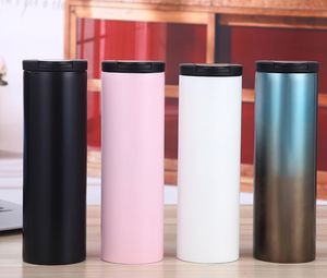 The latest 17oz stainless steel coffee cup mug, simple vacuum flask with buckle lid, a variety of colors and styles to choose from, support for custom logo