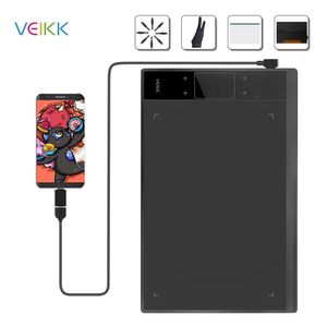 Graphic VEIKK A30 Digital Drawing Tablet of Online Teaching & Learning with 8192 Levels Passive Battery- Pen