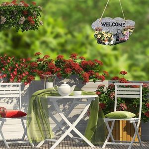 Wholesale welcome home signs for sale - Group buy Other Home Decor Resin Welcome Sign Statue Craft Ornaments And Garden Decoration Birthday Gift Accessories