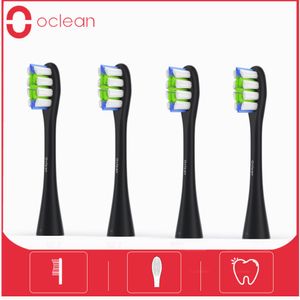 Original 4PCS Oclean X / X Pro / Z1 / SE / One Testine di ricambio per spazzolino sonico Oclean Pulizia profonda Testine per spazzolino da denti 210410