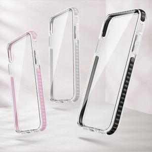 2 Чехол сотового телефона для iPhone XR 6.1 дюйма с HD Clear Hard Back Authobile Inner Волнистый бампер прозрачный крышка