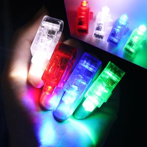 LED Illuminato Gadget Toy Finger Ring Lights Glow Laser Beams Party Flash Kid outdoor rave party Toys