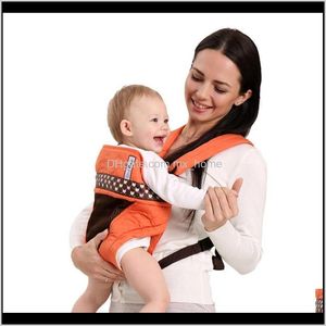 Transportörer slingar ryggsäckar säkerhetsutrustning baby barn moderskap droppleverans 2021 stil andningsbar front vänd bärare 4 i 1 spädbarn bekvämt