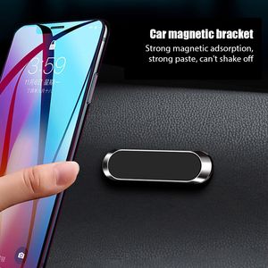 Strip Type Magnetic Phone Holder in Car Strong Magnetism Phone Rack Car Magnetic Holder Auto Suit to iPhone 12 Pro Max Xiaomi