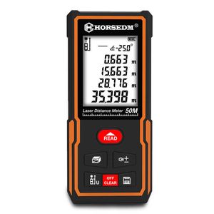 Roulett Electronic Laser Rangefinder Eletrônico Roulette Laser Distância Distância Faixa de Revista Digital Trena Measure Fita 50m 70m 100m 120m 210719