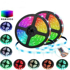 LED Strip Lights 16.4ft RGB Light Strips 5050 Tape Lighting Color Changing LEDs Lightings with Remote For Home