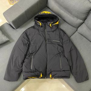 2021高級冬デザイナースキーダウンジャケット高品質ホワイトグースダウン素材厚い暖かいメンズブラックコート