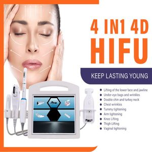 4D Hifu Beauty Machine 60000 tiros 12 linhas Hifu vajinal Vaginal olho / pescoço / elevador de face anti rugosidade de enrugamento de pele de aperto corpo emagrecimento máquina de remoção de emagrecimento