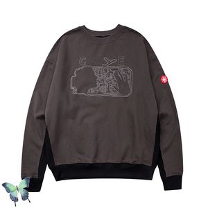 秋冬Cavemptニットロゴパーカーの女性100％コットン高品質スウェットシャツCAV EMPARSファッションカジュアルフーディ