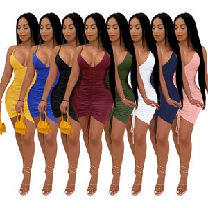 Sexy mini Gallus dress womens dresses bodycon one piece set high quality elegant luxury fashion women clothes klw0736