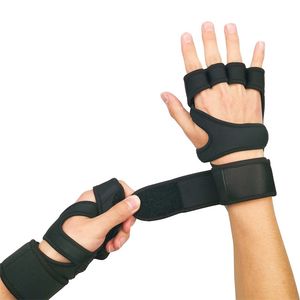 フィットネスハーフフィンガーグローブジム重量盛り上げ手袋抵抗スポーツ男性女性のための滑り止めヨガトレーニングリストサポート1005 Z2