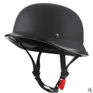 Motorcycle Helmets Helmet Half Face Vintage Retro German Scooter Men's Head Safety Protection Gear Motorbike DOT Approved