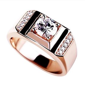 2021 Hip Hop Stones Iced Out Micro Pave CZ Stone Tennis Ring Men Women Charm Luxury With Side StonesJewelry Crystal Zircon Diamond Gold Silver Plated Wedding.A3
