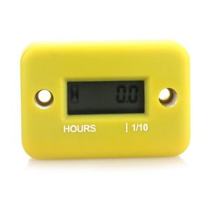 Väggklockor Digital Hour Meter HM010 AC86-230V Motorcykelmotor Golfvagnar 12V 110 Volt