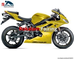 Triumph daytona675 2009 2011 2012 바디 커버 데이토나 675 09 10 11 12 노란색 애프터 마켓 페어링 (사출 성형)