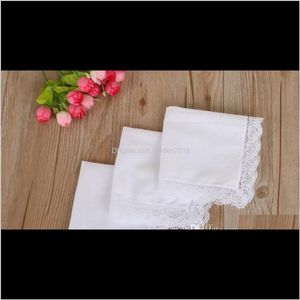 Weiße Spitze, dünne Frau, Hochzeitsgeschenke, Party-Dekoration, Stoffservietten, schlicht, leer, DIY-Taschentuch, 2525 cm, 4 Mpxh, Defjo