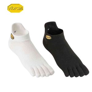 Vibram Five Noisk Socks Пять пальцев Мужчины Женщины Весна Лето Наружный Досуг Пот-Абсорбирующая Носить Спорт Низкая Труба Сплошной Баскетбол