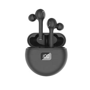 Trådlösa öronproppar TWS Bluetooth hörlurar Tryck på kontroll med laddningsfodral IPX4 Vattentät LED-skärm Sport Hörlurar TW13