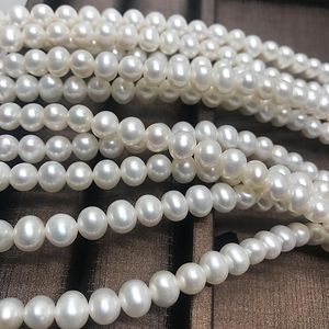 チェーン人工農業本物の真珠のネックレス淡水培養女性7-8mmほぼ丸いほぼ完璧