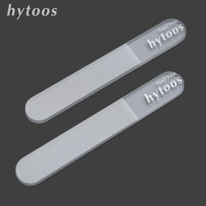 Tırnak Parlaklık Tamponu toptan satış-HYTOOS adet Nano Cam Tırnak Dosya Parlatıcı Parlatıcı Çiviler Yıkanabilir Taşlama Parlatma Tampon Manikür Pedikür Accessoires Aracı