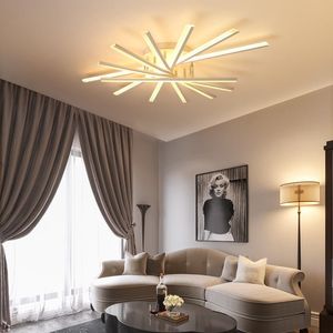 Luzes de teto LED nórdico Luzes de montagem rústica rústica Decoração do quarto da sala de estar