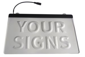 Custom Your Signs 3D Engraving LED Light Sign Wholesale Retail