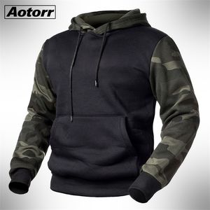 Exército Homens Verdes Militar Camuflagem Hoodies Outono Inverno Com Capuz Moletom Com Capuz Macho Camo Hip Hop Streetwear Top 4xl 210715