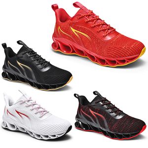 Toptan marka olmayan çalışan ayakkabı erkekler için ateş kırmızı siyah altın yetiştirilmiş bıçak moda rahat erkek eğitmenler açık spor sneakers ayakkabı