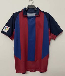 Retro classic 2003 2004 PUYOL XAVI soccer jerseys Saviola GERARD Kluivert Gabri A.Iniesta Luis Enrique Overmars RONALDINHO Cocu 03 04 football shirt