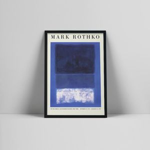ingrosso Dipinti Musei D'arte-Dipinti Mark Mark Rothko Museo della fiera Modern Blue Minimal Art Art Pictures Immagini Canvas Prints Abstract Art Poster Soggiorno Decorazione