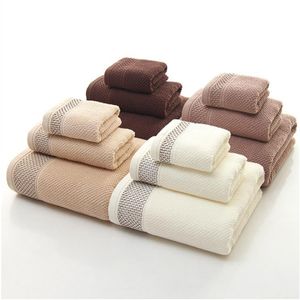 Towel High-grade -100% cotton s 3Pcs Luxury el & Spa Quality Bath s Hand Super absorbent Water-resistant bath 210728