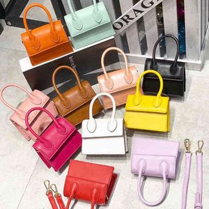 New 2020 Fashion Small PU Leather Top-handle Handbags Shoulder Bag Flap Crossbody For Women Messenger Bags Purses G220426 on Sale