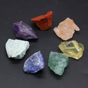 Gevşek Reiki Şifa Doğal Düzensiz Kaba Taş Boncuk Mineral Çakıl Kristaller Taşlar DIY El Yapımı Küpe Kolye Takı Aksesuarları 20-30mm