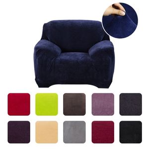 Modern Plush Sofa Cover for Living Room L Shape High Quality Stretchable Elastic Sofa for Sofa and Armchair Cover Chaise Lounge 211102