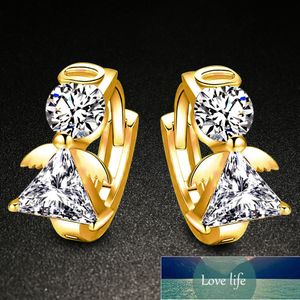 Crystal Angel hoepel oorbellen voor vrouwen oorbel oorbellen zilveren kleur sieraden Earing Brincos Brinco oorbellen pendientes expert ontwerp kwaliteit nieuwste